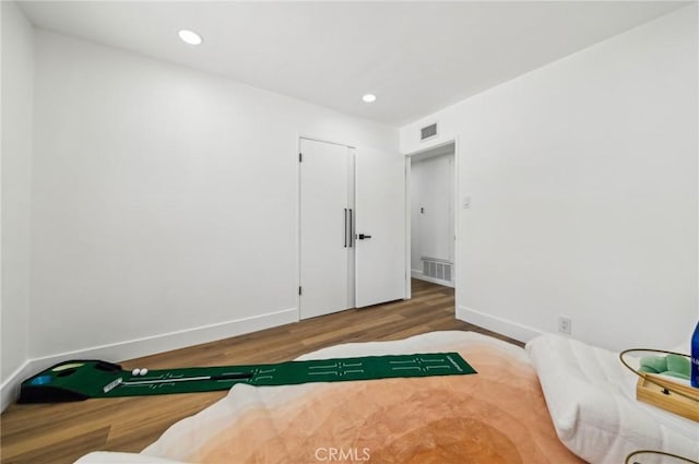 4816 Saint Andrews Ave, Buena Park, CA 90621 - living area featuring wood finished floors, baseboards, and recessed lighting