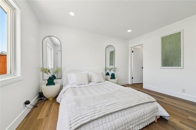 4816 Saint Andrews Ave, Buena Park, CA 90621 - bedroom with wood finished floors, baseboards, and recessed lighting