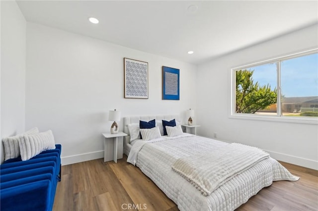 4816 Saint Andrews Ave, Buena Park, CA 90621 - bedroom with baseboards, wood finished floors, and recessed lighting