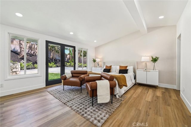 4816 Saint Andrews Ave, Buena Park, CA 90621 - bedroom featuring wood finished floors, baseboards, and recessed lighting