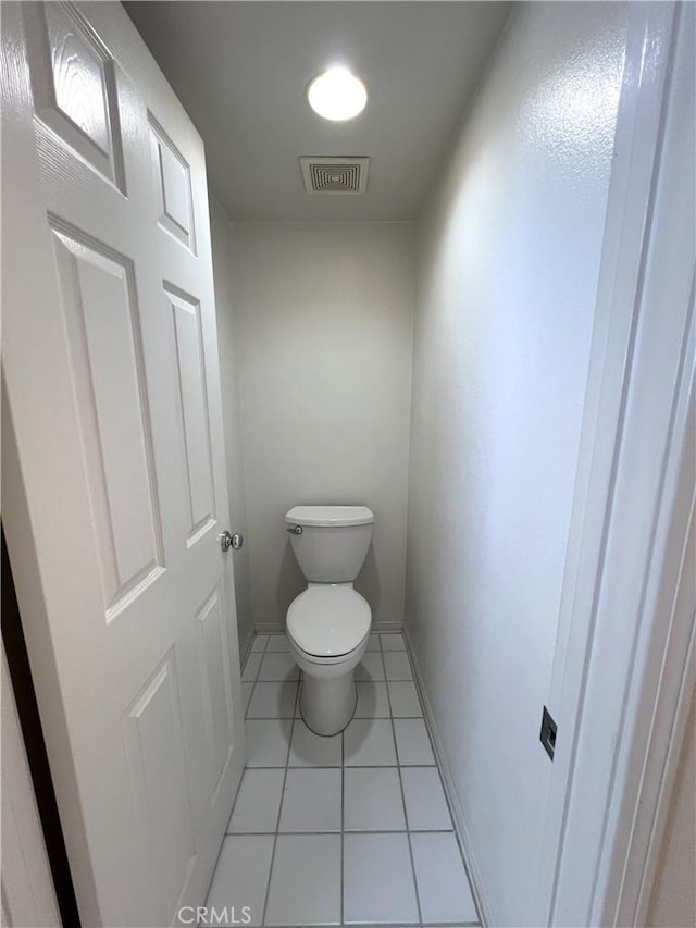 1729 Sunflower Ave Unit A, Glendora, CA 91740 - bathroom featuring toilet, tile patterned floors, and baseboards