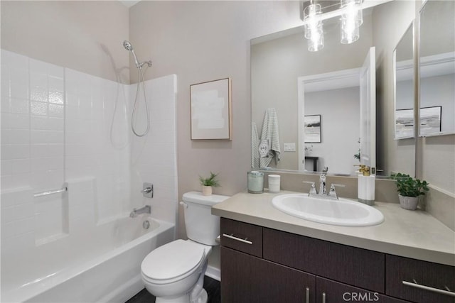 168 N Orange Ave, Brea, CA 92821 - full bath featuring toilet, vanity, and shower / tub combination