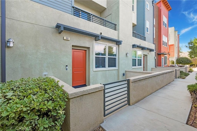 168 N Orange Ave, Brea, CA 92821 - view of exterior entry with stucco siding