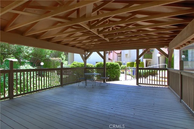 5303 State Highway 49 N Unit 14, Mariposa, CA 95338 - view of wooden terrace