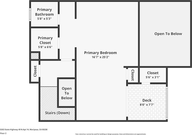 5303 State Highway 49 N Unit 14, Mariposa, CA 95338 - home floor plan