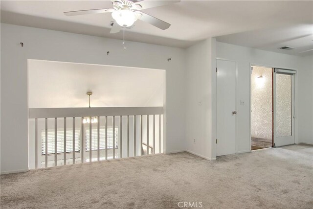 5303 State Highway 49 N Unit 14, Mariposa, CA 95338 - empty room with ceiling fan, carpet, and baseboards