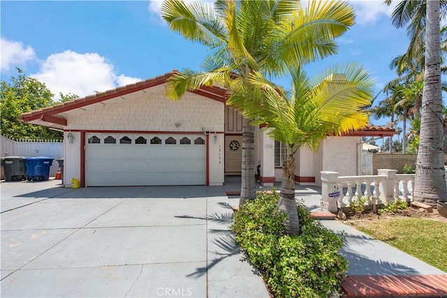 13150 Stern Ave, La Mirada, CA 90638 - view of front of house featuring concrete driveway and a garage