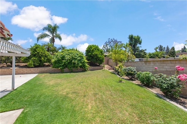 13150 Stern Ave, La Mirada, CA 90638 - view of yard with a pergola and a patio