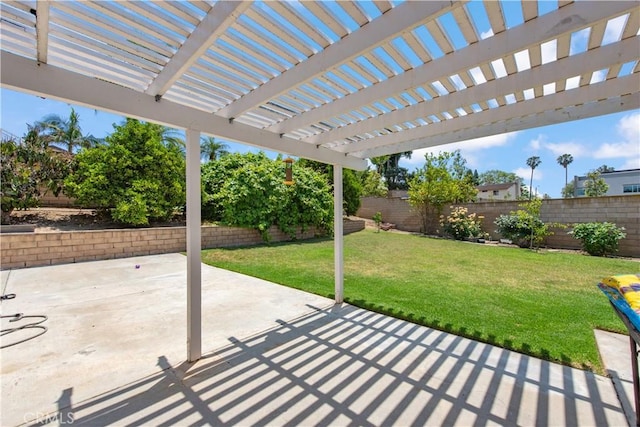 13150 Stern Ave, La Mirada, CA 90638 - view of patio / terrace featuring a pergola