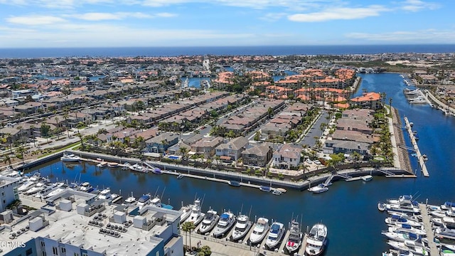 4003 Galapagos Way, Oxnard, CA 93035 - aerial view of residential area featuring a large body of water and a marina