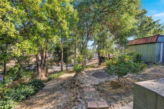 15993 27th Ave, Clearlake, CA 95422 - view of yard with an outdoor structure