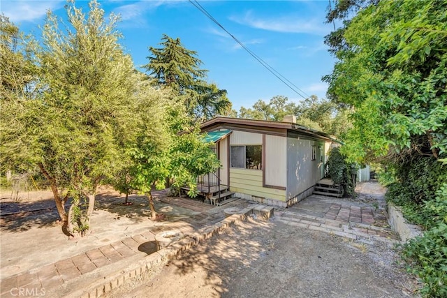 15993 27th Ave, Clearlake, CA 95422 - view of front of house with a patio area