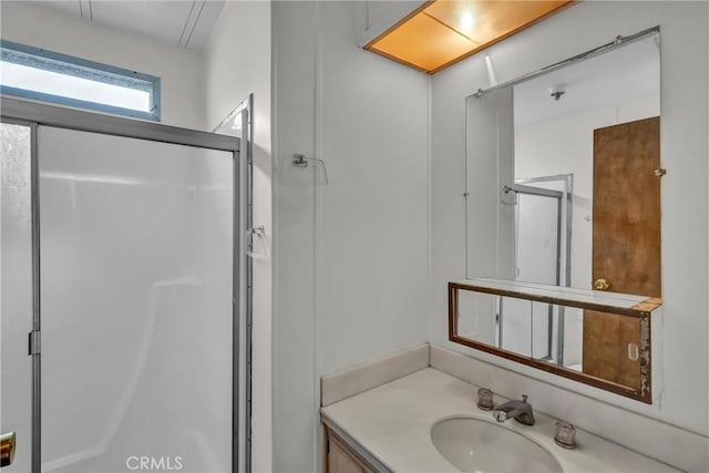 15993 27th Ave, Clearlake, CA 95422 - full bath featuring a shower stall and vanity
