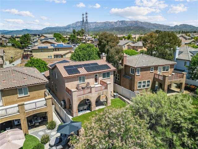 35509 Trevino Trl, Beaumont, CA 92223 - aerial perspective of suburban area featuring a mountainous background