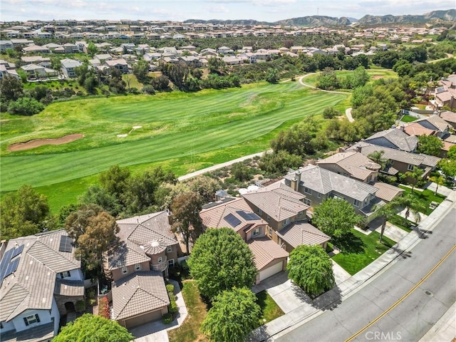 35509 Trevino Trl, Beaumont, CA 92223 - aerial view of residential area featuring a golf course and mountains