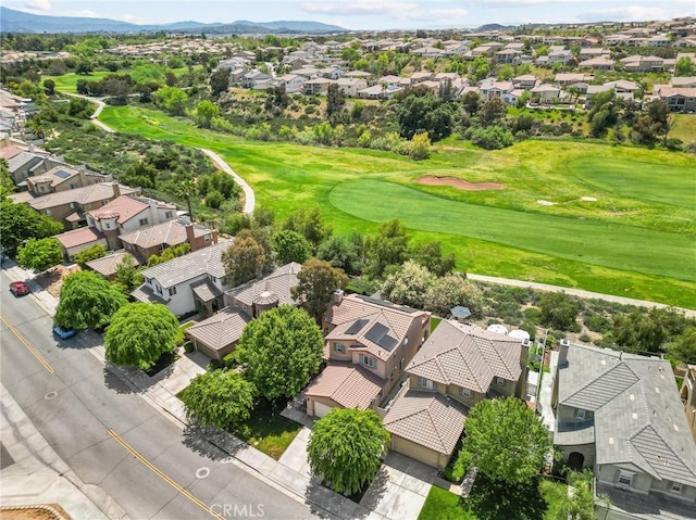 35509 Trevino Trl, Beaumont, CA 92223 - aerial perspective of suburban area featuring a golf club and mountains