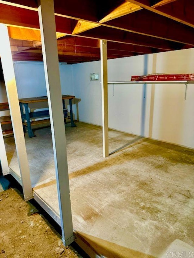 7077 Camino Pacheco, San Diego, CA 92111 - view of unfinished below grade area