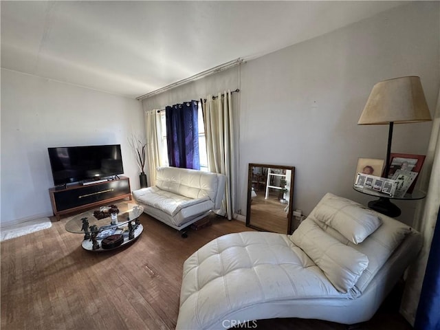 327 S 35th St, San Diego, CA 92113 - living area featuring wood finished floors