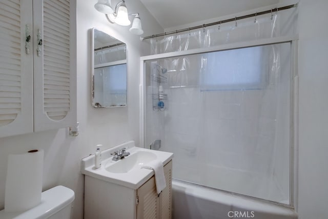 327 S 35th St, San Diego, CA 92113 - full bathroom with vanity, toilet, and shower / tub combination
