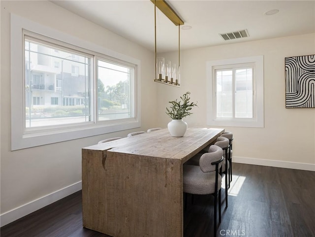 5512 W 117th St, Hawthorne, CA 90304 - dining space featuring healthy amount of natural light and dark wood-type flooring