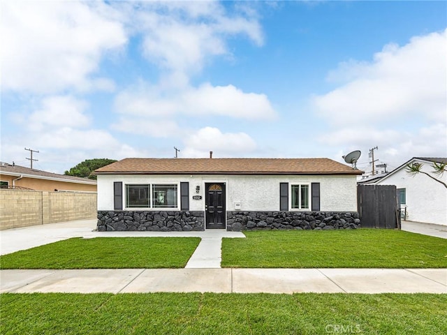 5512 W 117th St, Hawthorne, CA 90304 - view of front of house with stone siding and stucco siding