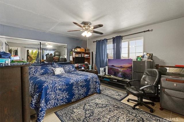 6096 Crawford St, San Diego, CA 92120 - tiled bedroom with multiple windows