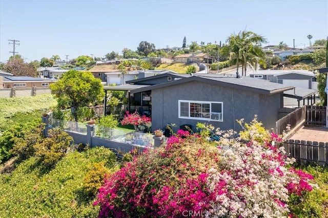 6096 Crawford St, San Diego, CA 92120 - back of property with a residential view and stucco siding