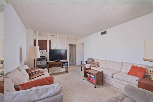 16751 Ludlow St, Granada Hills, CA 91344 - living area with light carpet and a textured ceiling