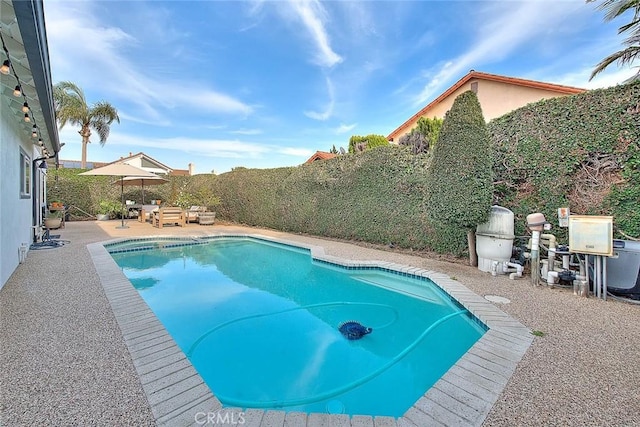 4326 Via Verde, Cypress, CA 90630 - view of swimming pool with a patio area, a fenced backyard, and outdoor lounge area