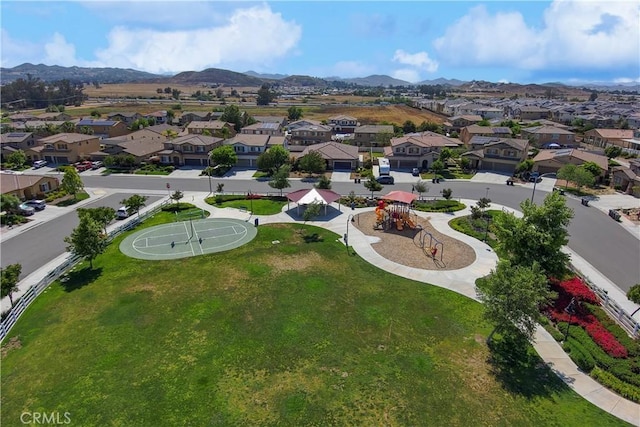 31786 Sorrel Run Ct, Menifee, CA 92584 - aerial view of residential area featuring a mountain backdrop