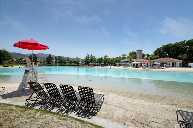 36 Via Lavendera, Rancho Santa Margarita, CA 92688 - community pool featuring a mountain view