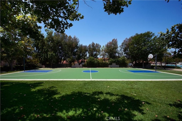 36 Via Lavendera, Rancho Santa Margarita, CA 92688 - view of sport court with community basketball court and a lawn