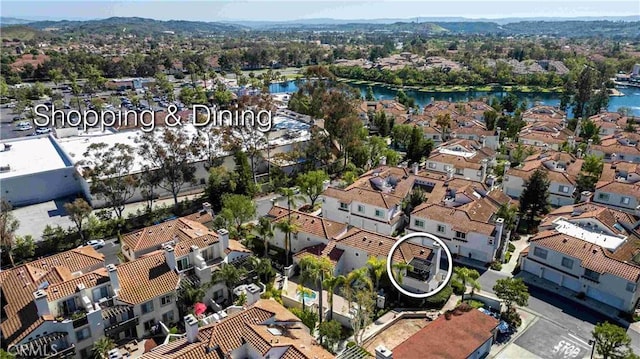 36 Via Lavendera, Rancho Santa Margarita, CA 92688 - aerial view of property and surrounding area featuring a nearby body of water and nearby suburban area