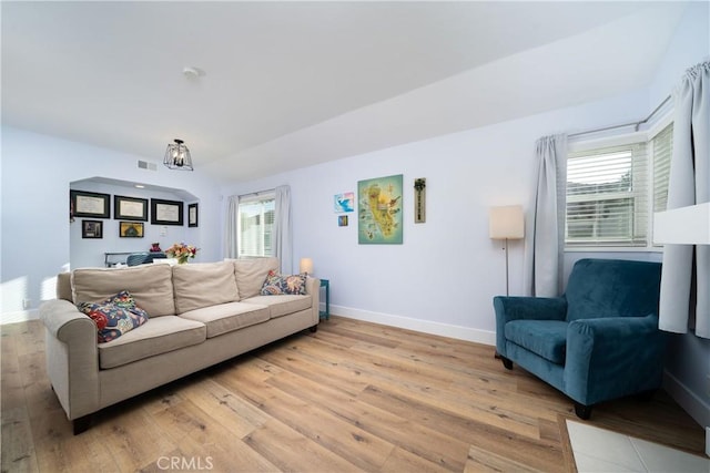 36 Via Lavendera, Rancho Santa Margarita, CA 92688 - living room with light wood finished floors, baseboards, and plenty of natural light