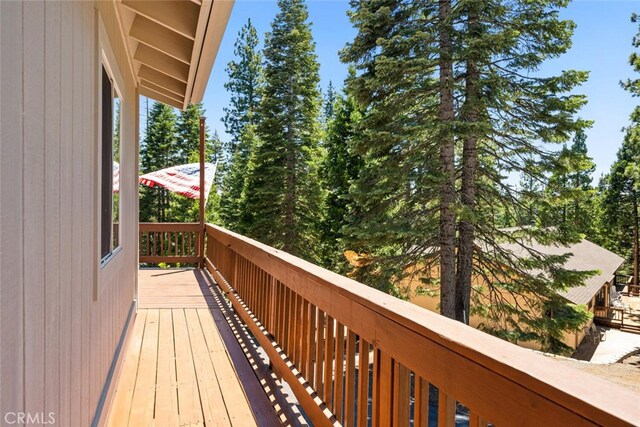 120 Top Of The W Dr, Chester, CA 96020 - view of wooden deck