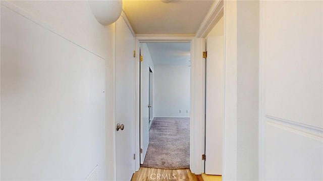24420 Flaxwood Ln Unit 204, Newhall, CA 91321 - hall with light wood-type flooring