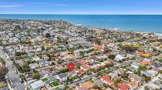 627 Arenas St, La Jolla, CA 92037 - aerial overview of property's location featuring a nearby body of water and nearby suburban area