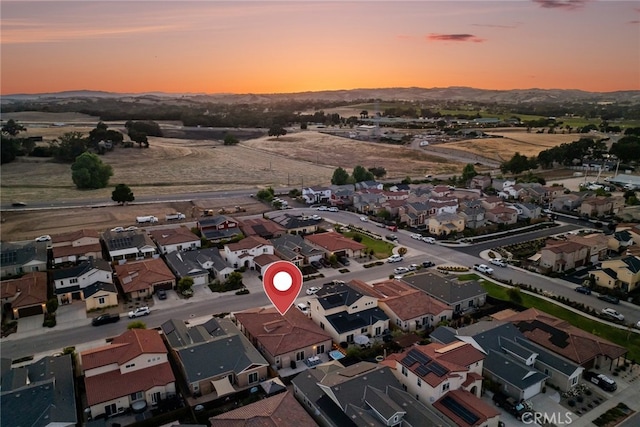 255 Waterfall Rd, Templeton, CA 93465 - aerial view of property's location featuring nearby suburban area and a mountain backdrop