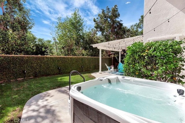 19 Laurelhurst Dr, Ladera Ranch, CA 92694 - view of swimming pool with a hot tub and a patio
