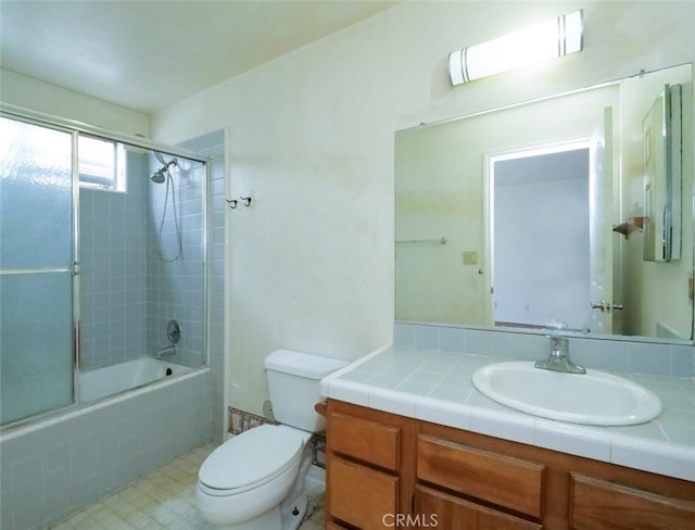 3819 W 190th St, Torrance, CA 90504 - full bath featuring toilet, vanity, and enclosed tub / shower combo
