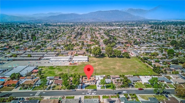 1089 E Columbia Ave, Pomona, CA 91767 - aerial view of property's location featuring mountains
