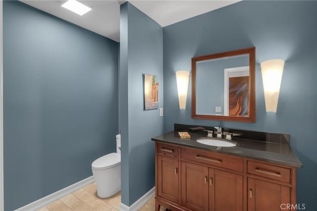4275 Country Club Dr, Long Beach, CA 90807 - bathroom featuring toilet, vanity, and baseboards