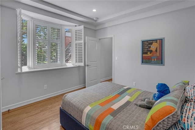 4275 Country Club Dr, Long Beach, CA 90807 - bedroom with wood finished floors, baseboards, and recessed lighting