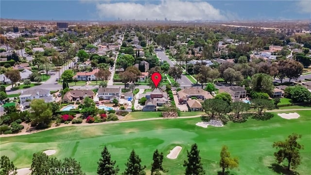 4275 Country Club Dr, Long Beach, CA 90807 - aerial perspective of suburban area with a golf course