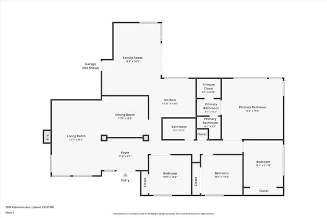 1589 Palomino Ave, Upland, CA 91786 - property floor plan