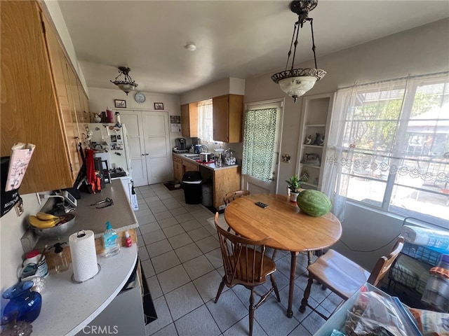 1820 Brockwell Ave, Monterey Park, CA 91754 - dining space featuring light tile patterned floors