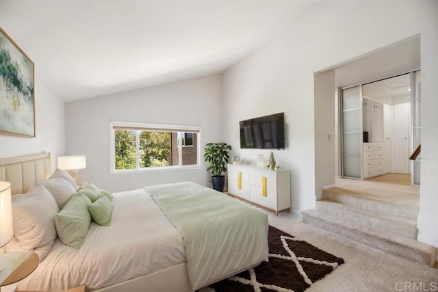 14040 Old Station Rd, San Diego, CA 92064 - carpeted bedroom with lofted ceiling