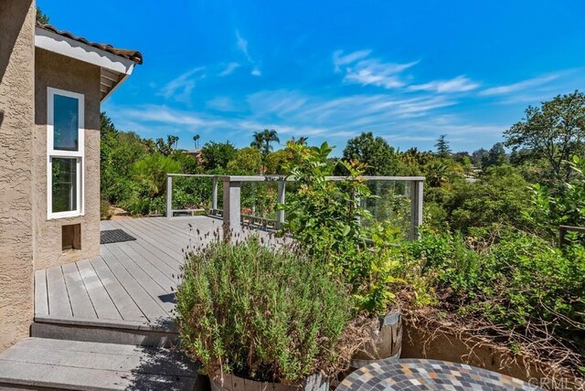 14040 Old Station Rd, San Diego, CA 92064 - view of wooden terrace