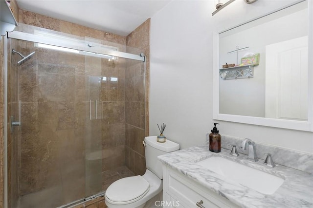 1725 Trinity Loop, Ontario, CA 91764 - bathroom with vanity, toilet, and a shower stall