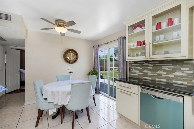 1725 Trinity Loop, Ontario, CA 91764 - dining room featuring light tile patterned flooring and ceiling fan